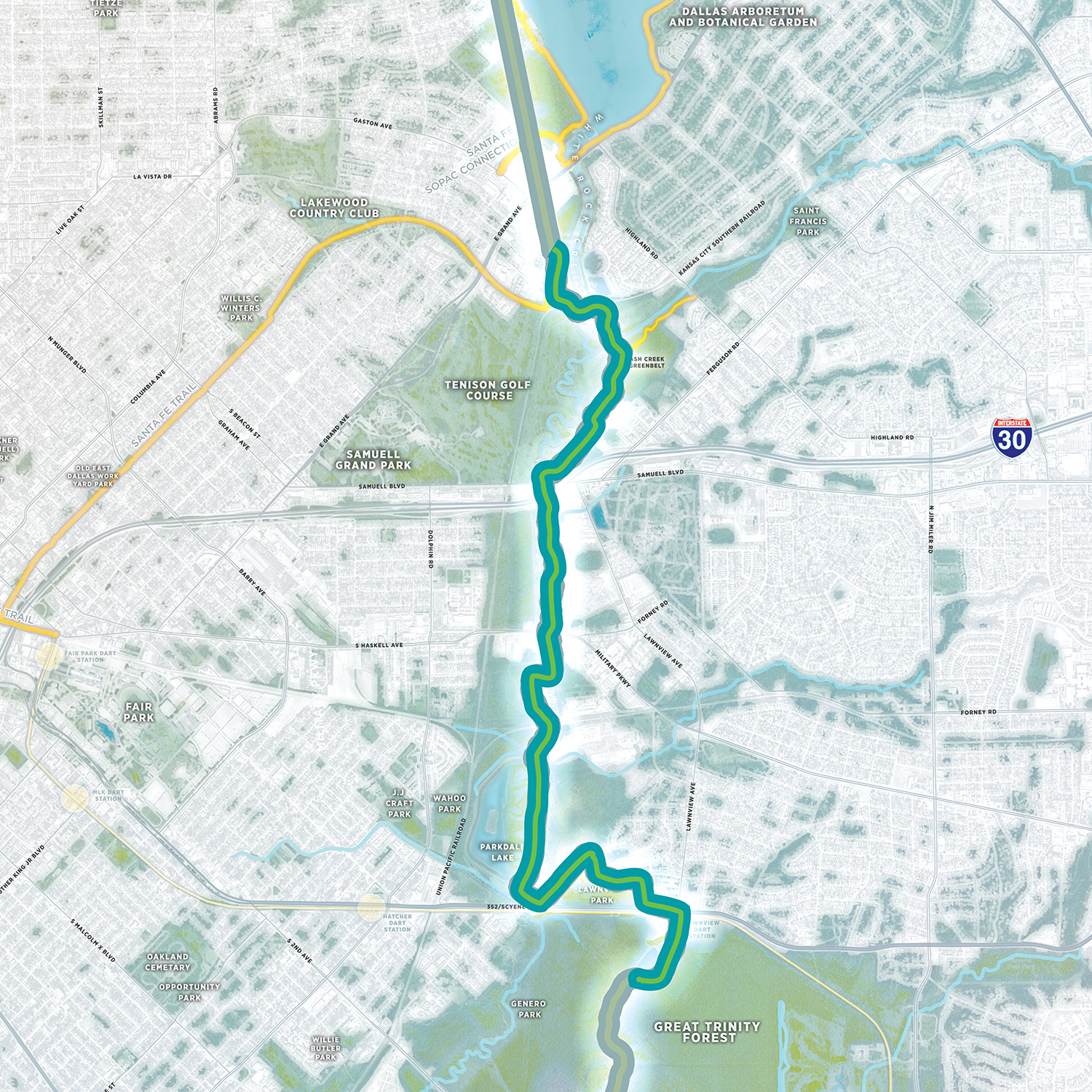 Trinity Forest Spine Trail North - Trinity Forest Spine Trail North Phase 