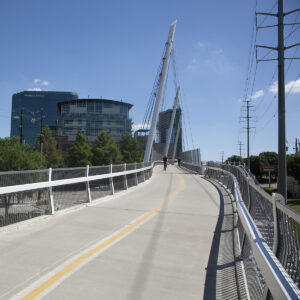 University Crossing bridge in Dallas