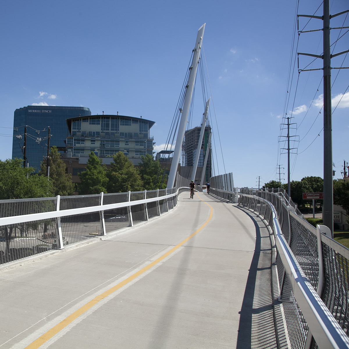 University Crossing bridge in Dallas