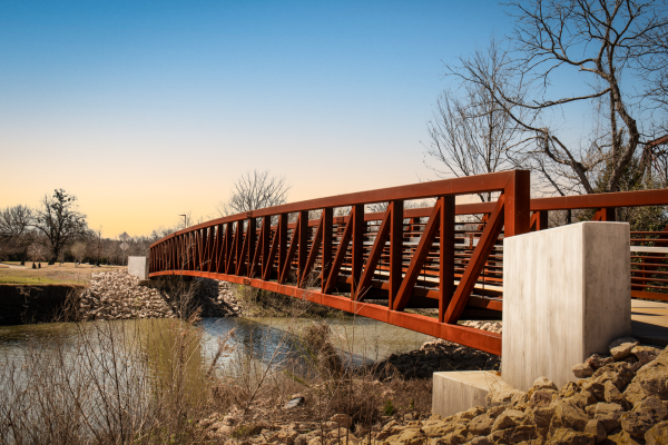 190' Bridge Crosses Over White Rock Creek