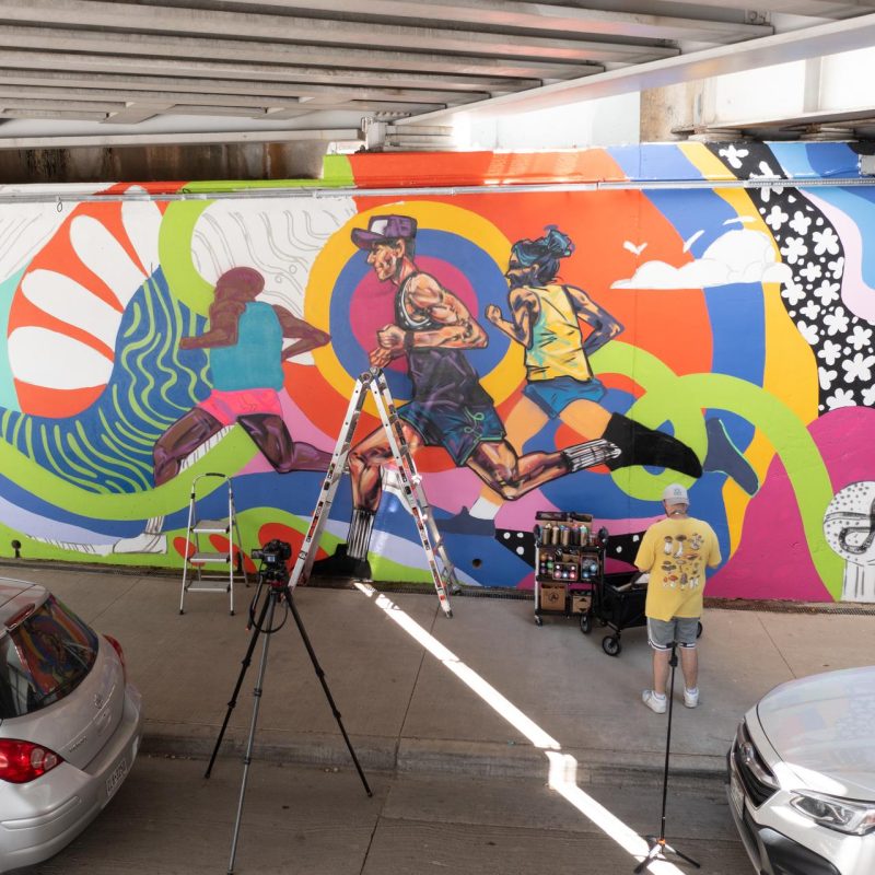 mural celebrating Dallas culture