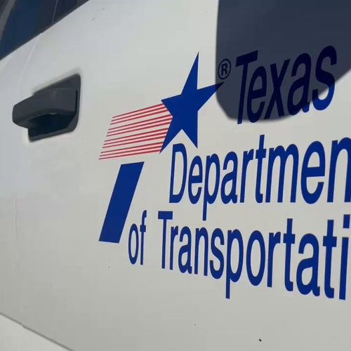 TxDOT Logo on a truck